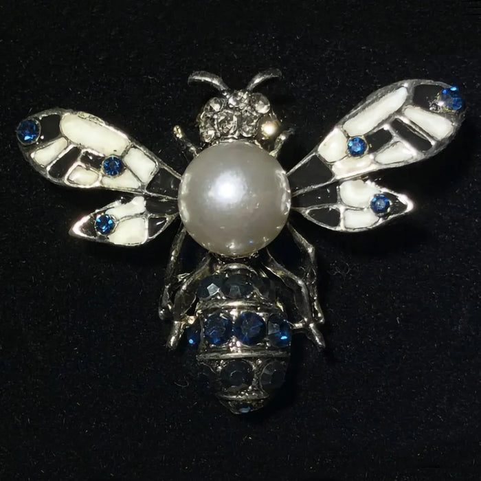 Jeweled Wasp Lapel Pin