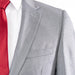 Luther Light Gray 2-Piece Tailored-Fit Suit - Notch Lapel, Welt Pocket