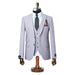 Ezekial | Gray Solid 3-Piece Tailored-Fit Suit
