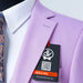 Ezekial | Lavender Solid 3-Piece Tailored-Fit Suit