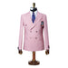 Dutch | Dusty Rose Double-Breasted 2-Piece Tailored-Fit Suit