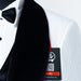 Gianni | White with Black Velvet Lapel 3-Piece Tailored-Fit Tuxedo