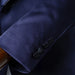 Laurent | Navy Blue Tailored-Fit Tuxedo Jacket