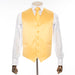 Gold Vest with Matching Necktie and Hanky