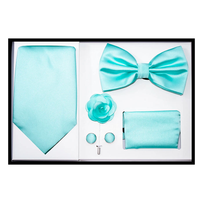 Solid Satin 5-Piece Accessory Set