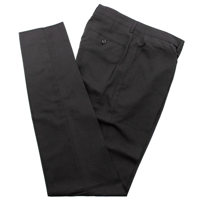 Men's Solid Black 2-Piece Slim-Fit Suit