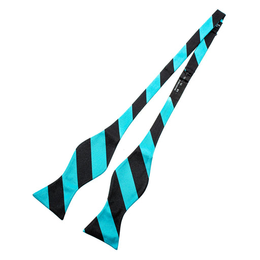 Self-Tie Striped Satin Bow-Tie