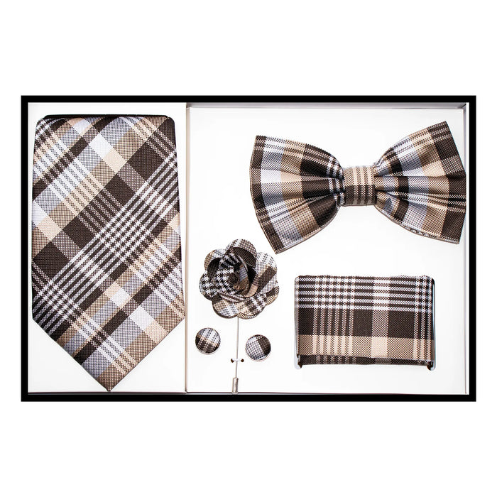 Plaid 5-Piece Accessory Set