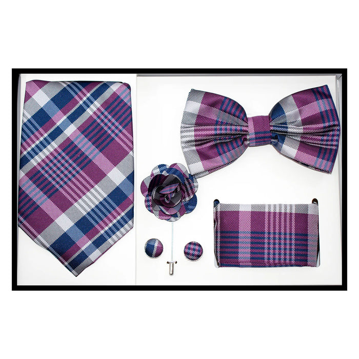 Plaid 5-Piece Accessory Set