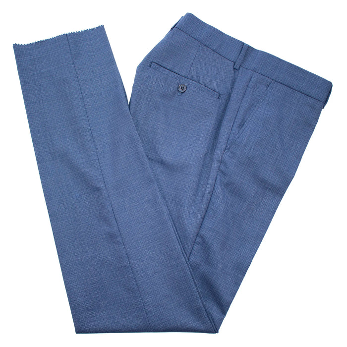Blue Windowpane 3-Piece Tailored-Fit Suit