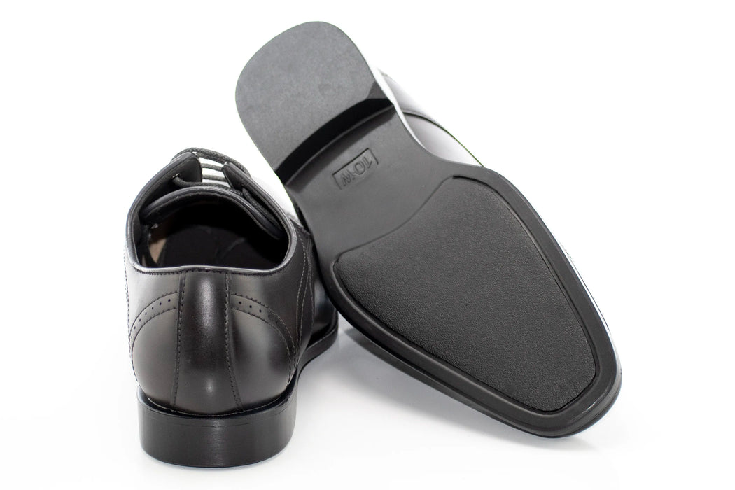 Men's Leather Cap-Toe Derby Shoe