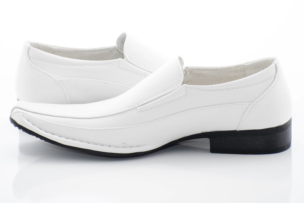 White Slip-On Fashion Loafer