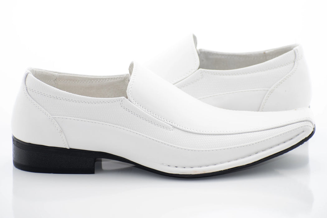 White Slip-On Fashion Loafer