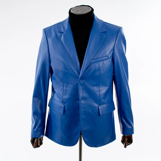 Women Biker Leather Jacket Royal Blue – SkinOutfit