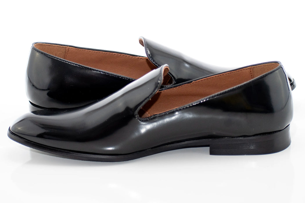 Men's Black Patent Leather Dress Loafer