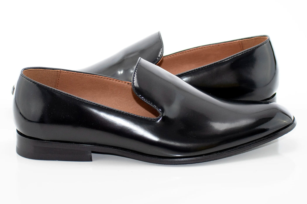 Men's Black Patent Leather Dress Loafer