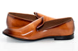 Men's Tan Brown Burnished Leather Dress Loafer