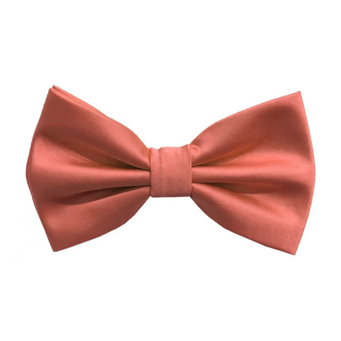 Men's Coral Red Bow-Tie
