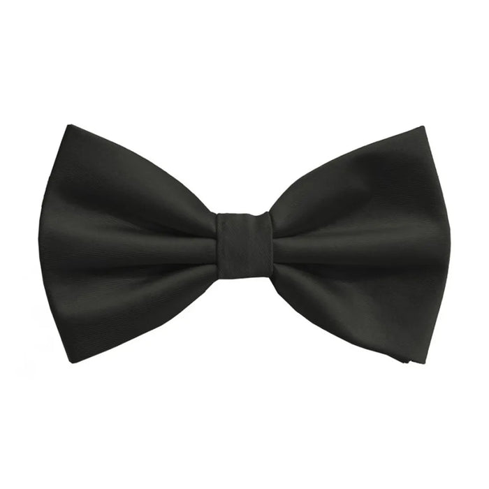 Men's Charcoal Black Bow-Tie