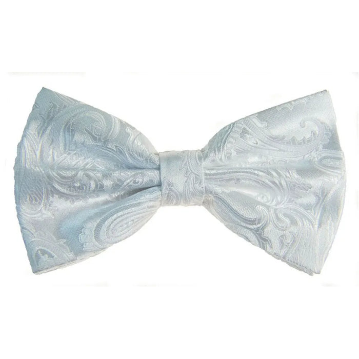 Paisley Pre-Tie Bow Tie with Matching Handkerchief
