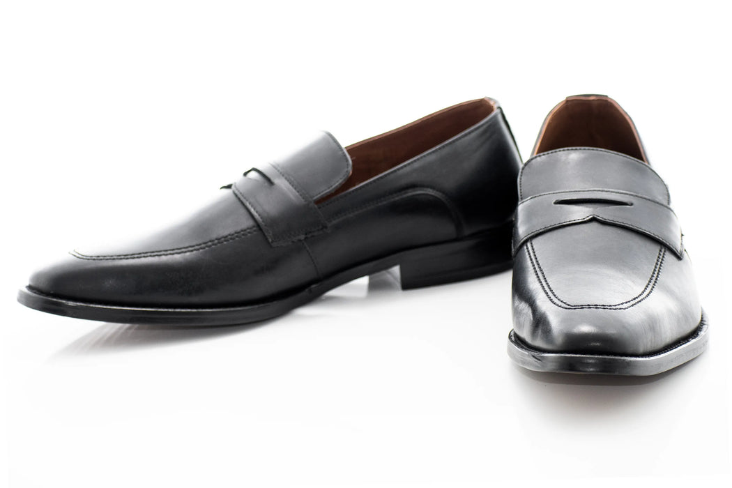 Black Slip-On Penny Loafer