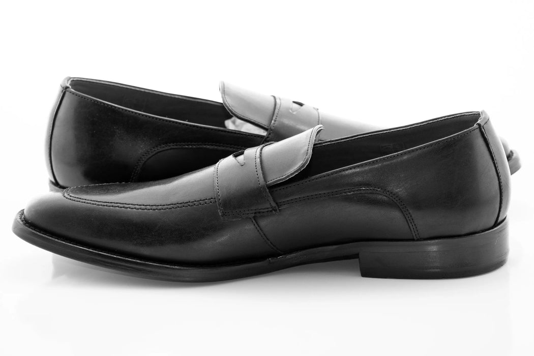 Black Slip-On Penny Loafer