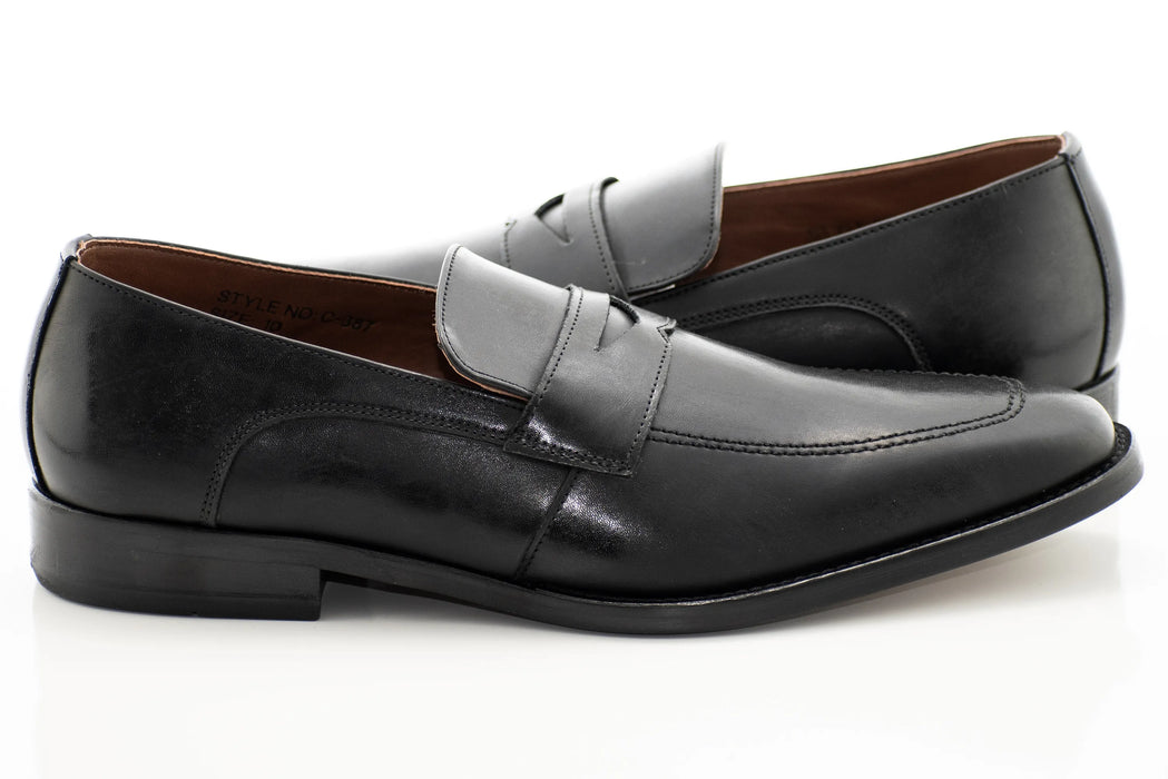 Black Slip-On Penny Loafer