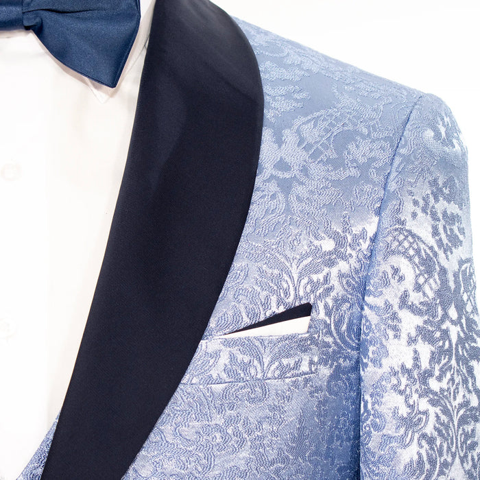 Blue Baroque 3-Piece Tailored-Fit Tuxedo