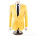 Men's Gold Satin 2-Piece Big & Tall Suit