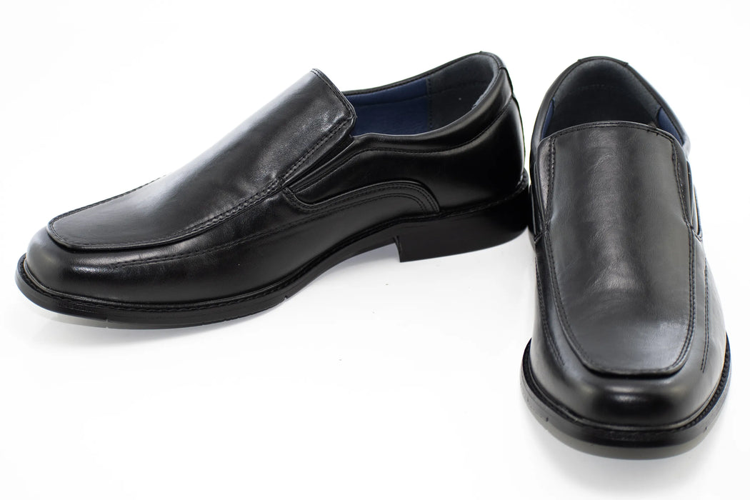 Black Square-Toed Dress Loafer