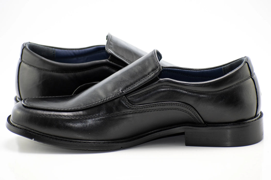 Black Square-Toed Dress Loafer