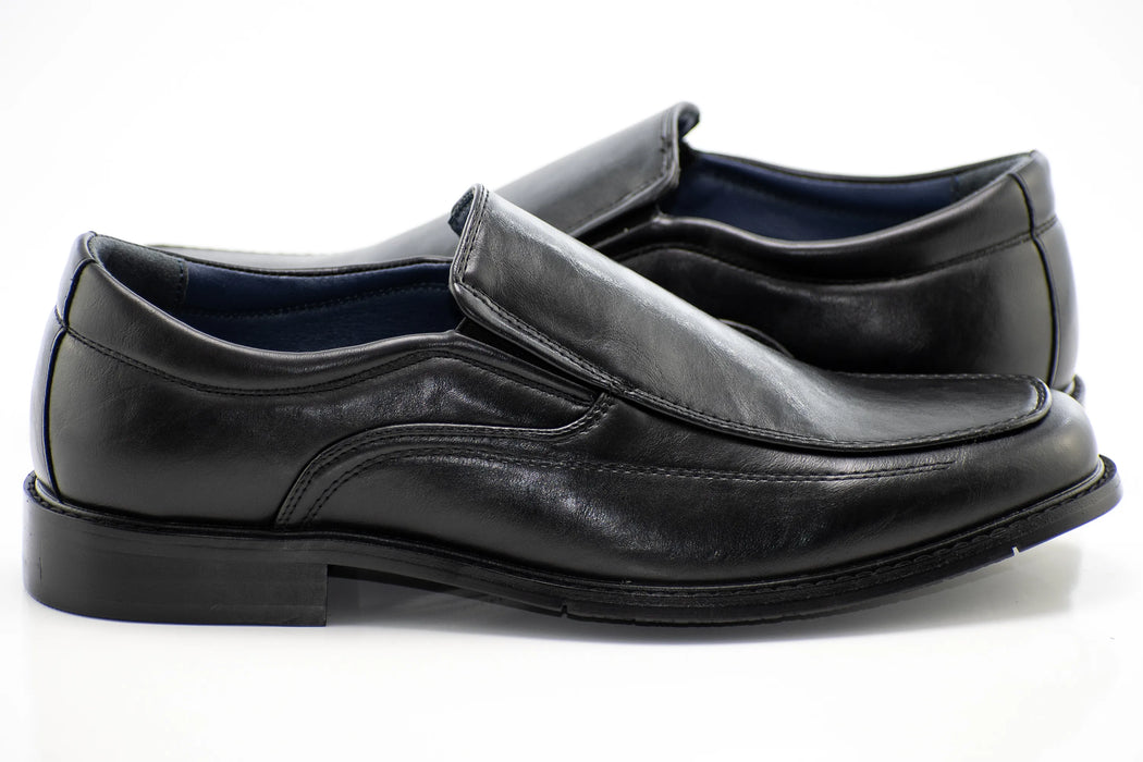 Black Square-Toed Dress Loafer