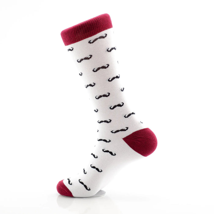 Mustache Patterned Socks