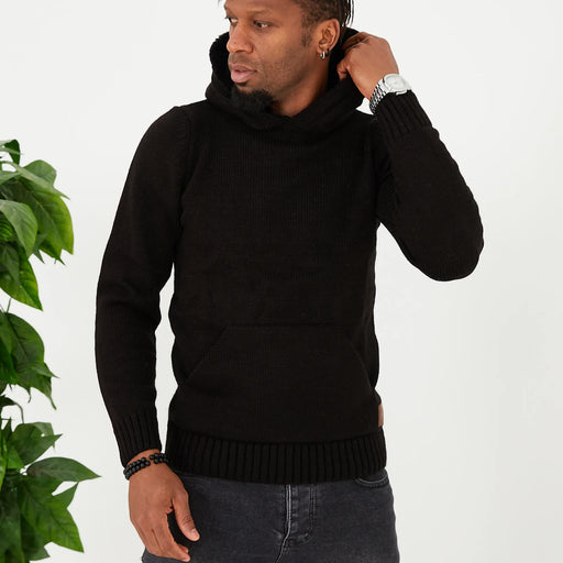 Men's Knitted Hoodie Sweatshirt