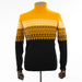 Men's Mustard and Black Winter Knitted Turtleneck