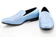 Men's Sky Blue Rhinestone Loafer