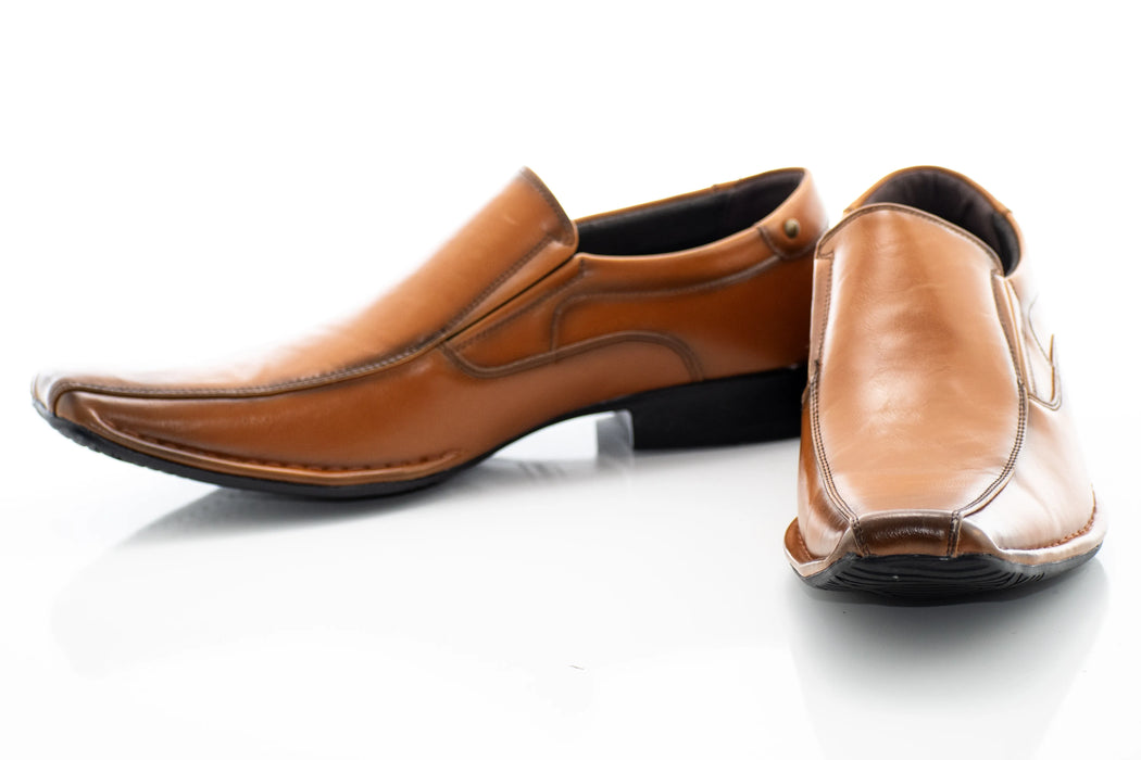 Tan Slip-On Dress Loafer