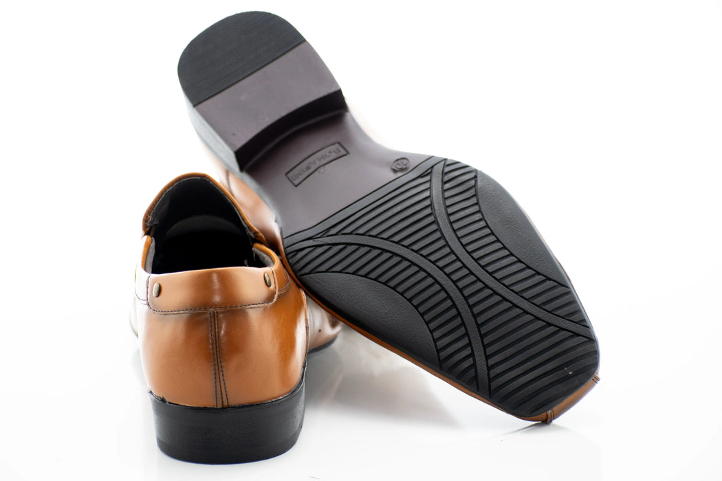 Tan Slip-On Dress Loafer