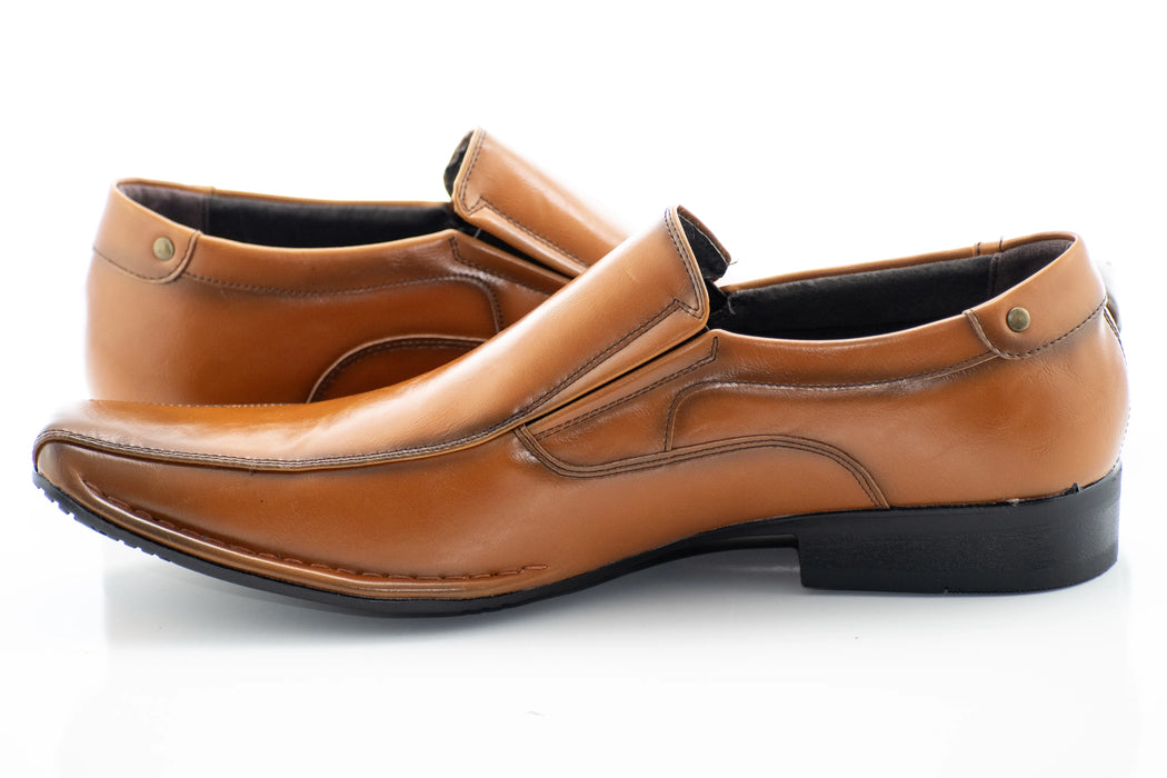 Tan Slip-On Dress Loafer