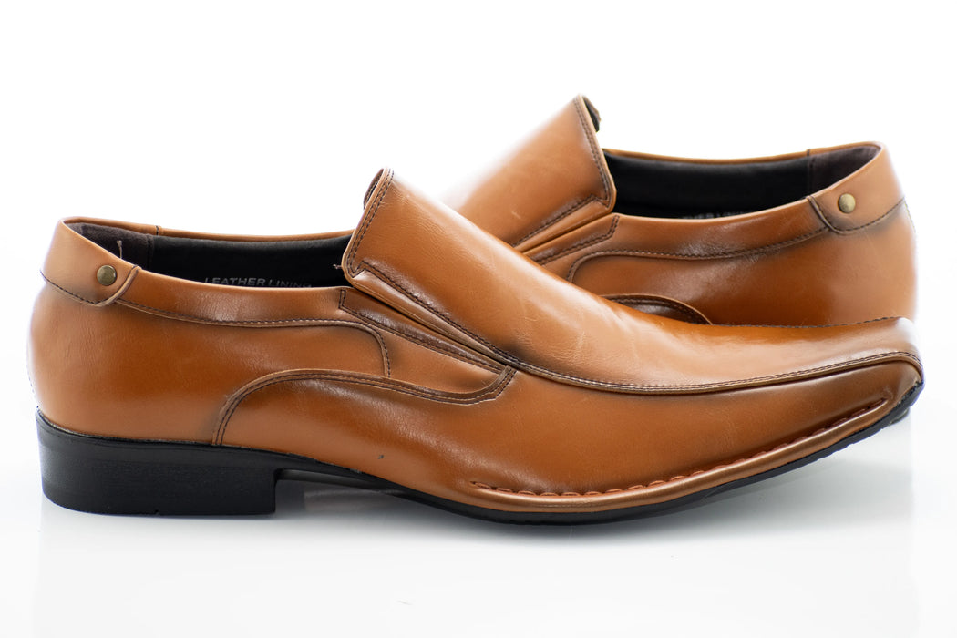 Tan Slip-On Dress Loafer