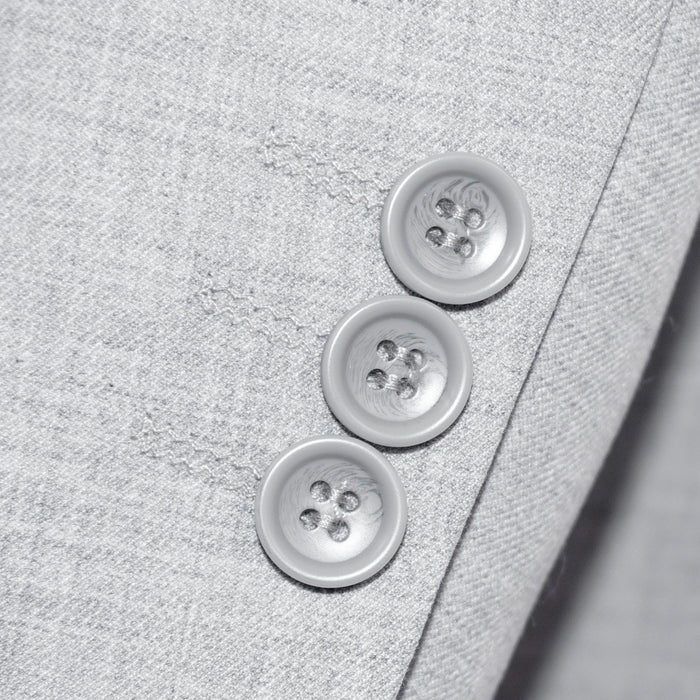 Sterling Gray Premium 2-Piece European Slim-Fit Suit