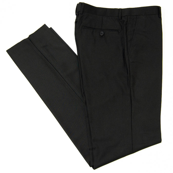 Black Euro Slim-Fit Pants