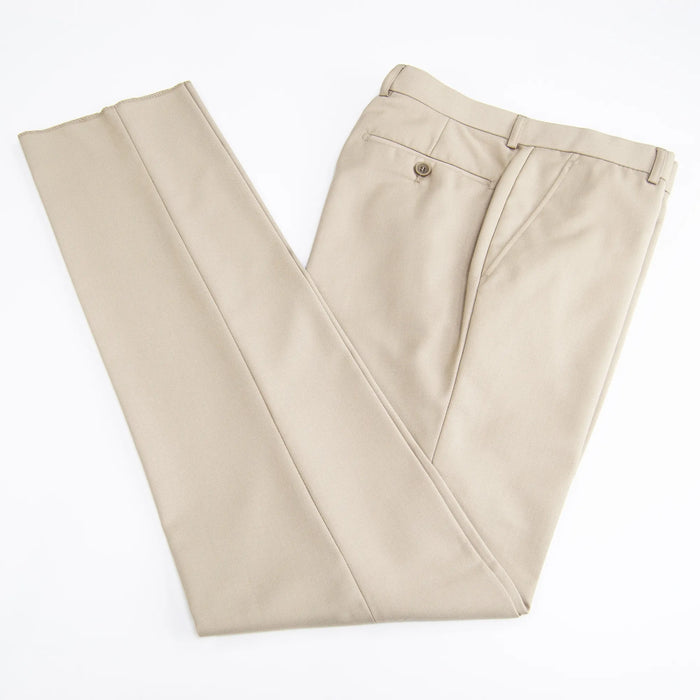 Luciano | Beige Euro Slim-Fit Pants