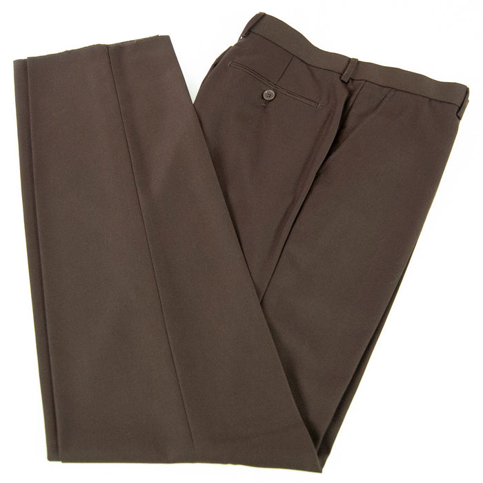 Brown Regular-Fit Pants