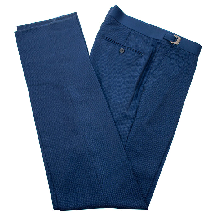 Luciano | French Blue Regular-Fit Pants