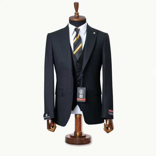 Hugo | Black 3-Piece Tailored-Fit Suit