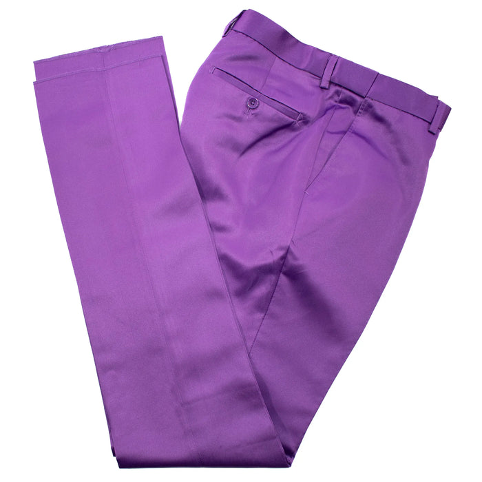 Purple Paisley 3-Piece Tailored-Fit Tuxedo