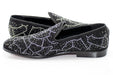 Black Sparkling Rhinestone Fashion Loafer