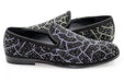Black Sparkling Rhinestone Fashion Loafer