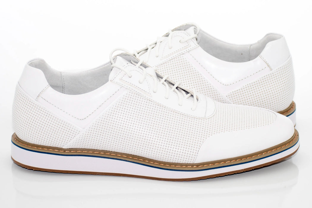 White Leather Dress Sneaker